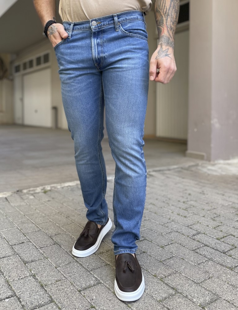 Lee Daren Zip Fly ανδρικό ανοιχτό μπλε τζιν παντελόνι Indigo Vintage 112346324 φωτογραφία
